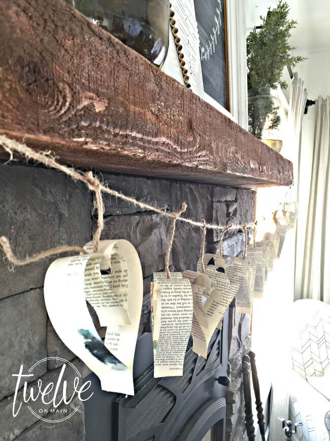 Crafting & Conversation – Paper Heart Garland